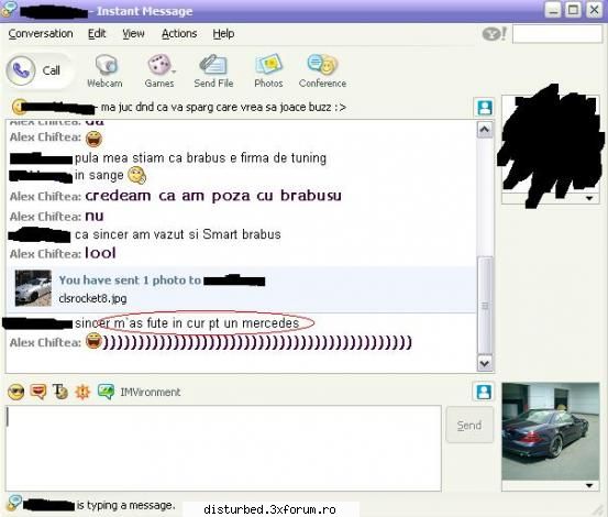 Discutzii penale pe mIRC sau Yahoo mess. - CHiFT3a_TiX - Internet
