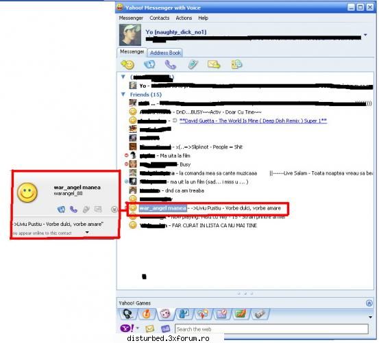 Discutzii penale pe mIRC sau Yahoo mess. - chiftea...carmen a devenit manelista :( - Internet